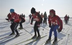 Yüksekova'da kayak yarışması