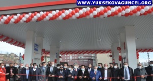 Yüksekova'da 'Total' Adlı Benzin İstasyonu Açıldı