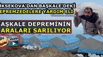Yüksekova'dan Başkale'deki Depremzedelere Yardım Eli