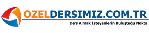 Özel Ders Eğitim Sitesi