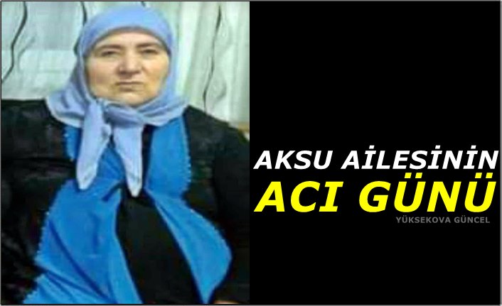 Aksu Ailesinin Acı Günü