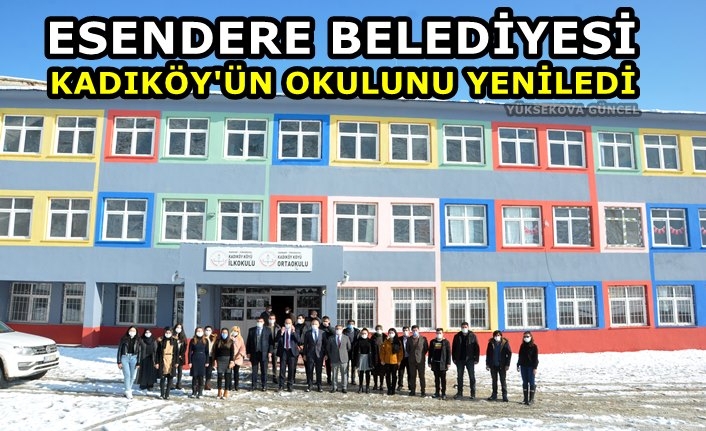Esendere Belediyesi Kadıköy'ün Okulunu Yeniledi