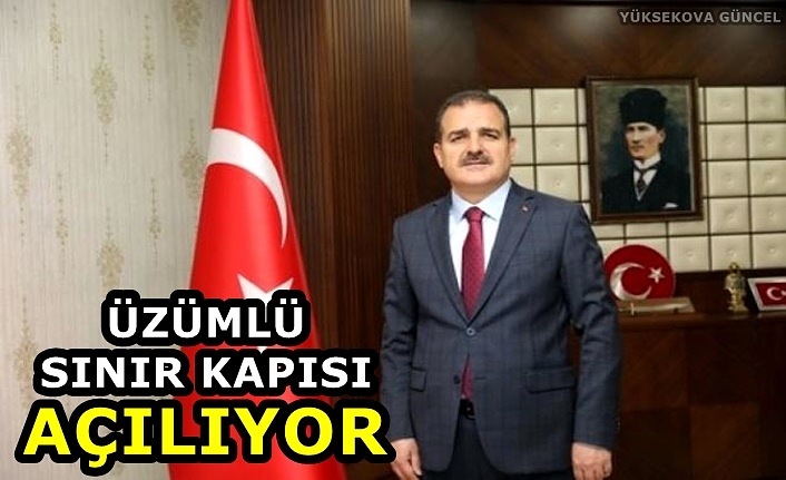 Üzümlü Sınır Kapısı açılıyor