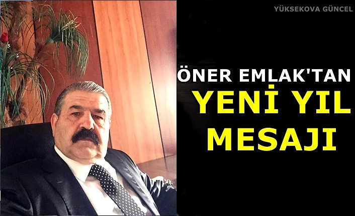 Öner Emlak'tan Yeni Yıl Mesajı