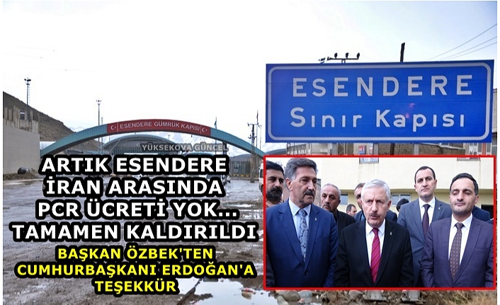 Esendere İran Arasındaki PCR Testi Tamamen Kaldırıldı