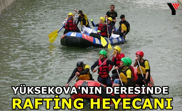 Yüksekova'nın Deresinde Rafting Heyecanı