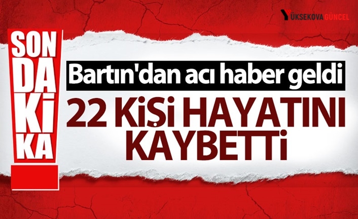 Bartın'dan Acı Haber Geldi, 22 İşçi Hayatını Kaybetti
