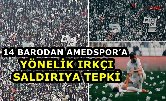 14 barodan Amedspor’a yönelik ırkçı saldırıya tepki