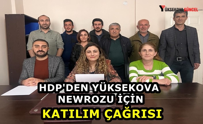HDP'den Yüksekova Newrozu için katılım çağrısı