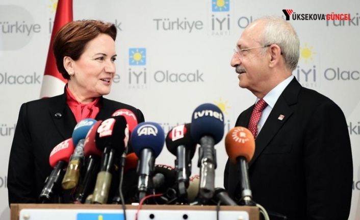 CHP ve İYİ Parti, 10 ilde 'fermuar' modelinde anlaştı
