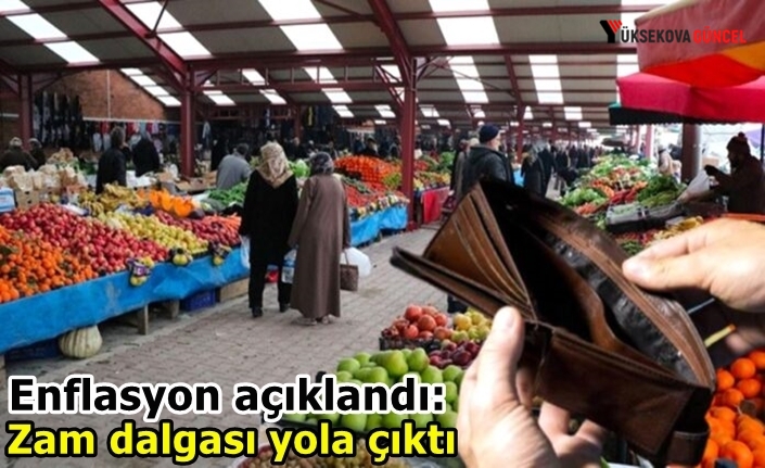 Enflasyon açıklandı: Zam dalgası yola çıktı