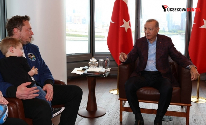 Erdoğan ABD'de Elon Musk'la görüştü