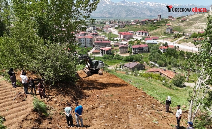 Yüksekova Belediyesinden yeni yol çalışması