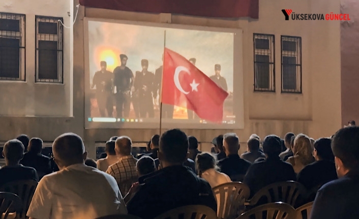 Yüksekova'da 15 Temmuz Demokrasi ve Milli Birlik Günü Programı