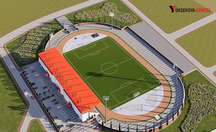Yüksekova Yeni Stadyumuna Kavuşuyor