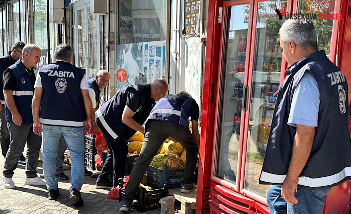 Yüksekova: Zabıta kaldırım işgali için teyakkuzda