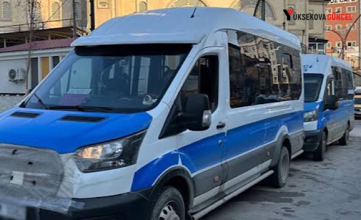 Yüksekova'da Şehir İçi Ulaşım Ücretlerine Zam Yapıldı