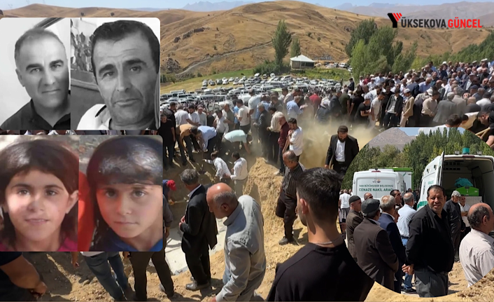 Yüksekova-Van Karayolu'ndaki Feci Kazada Hayatını Kaybeden Sutanoğlu Ailesi Fertleri Gözyaşları İçinde Toprağa Verildi