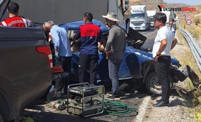 Yüksekova-Van Karayolunda Korkunç Kaza: 3 Ölü, 3 Yaralı