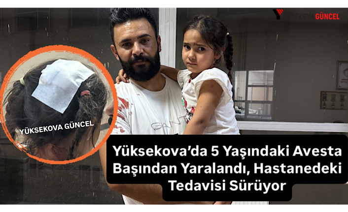 Yüksekova’da 5 Yaşındaki Avesta Başından Yaralandı, Hastanedeki Tedavisi Sürüyor
