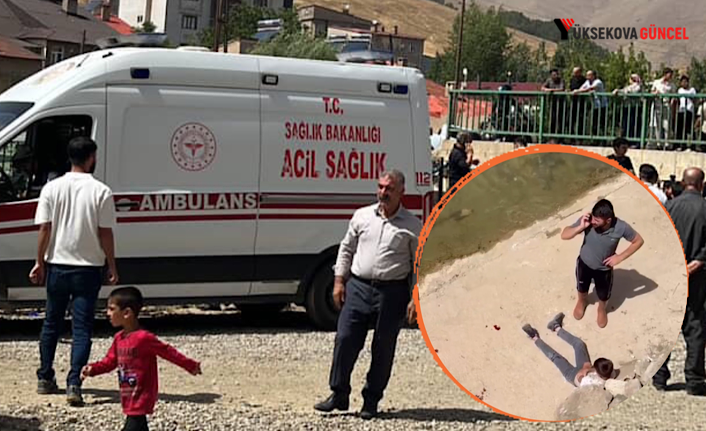 Yüksekova’da dereden düşen çocuk ölümden döndü