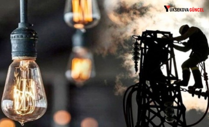 Yüksekova’da 5 Gün Sürecek Elektrik Kesintisi