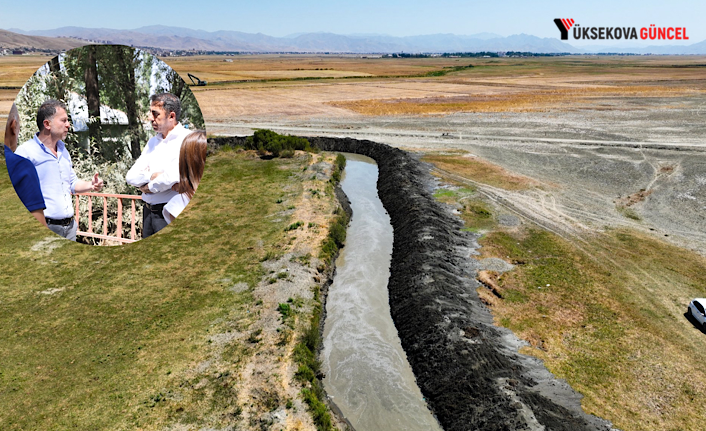 Devlet Su İşleri Yüksekova'daki Dereleri Temizleyerek Can ve Mal Güvenliğini Sağlıyor