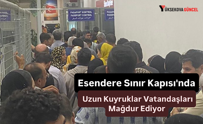 Esendere Sınır Kapısı'nda Uzun Kuyruklar Vatandaşları Mağdur Ediyor