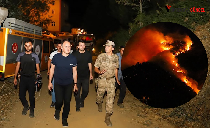 Şemdinli’deki Yangına karşı 90 jandarma, 150 güvenlik korucusu, 25 AFAD gönüllüsü, 4 ambulans ve 8 iş makinesi sevk edildi
