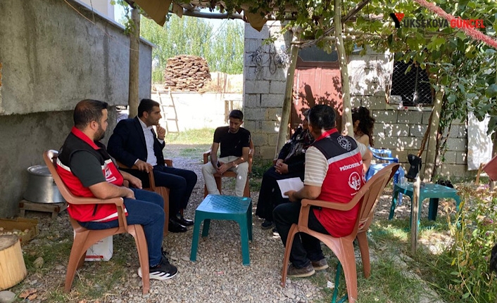 Yüksekova Sosyal Hizmet Merkezi'nden Dağlıca Köyüne Ziyaret