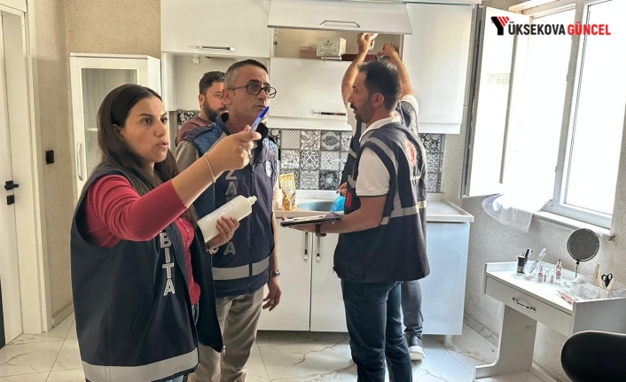 Yüksekova’da Güzellik Salonlarına Denetim