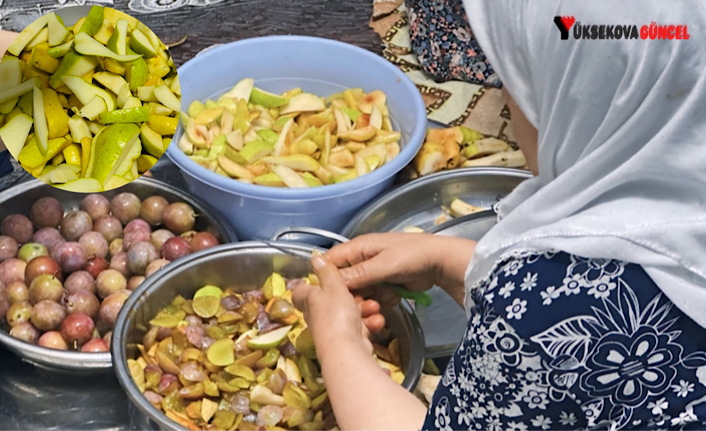 Yüksekova’nın Kadınlarından Kış Hazırlığı: “Pestil Yapımı Sürüyor”