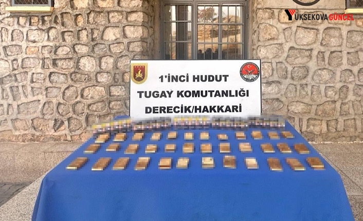 Derecik’te 36 Kilo Altın Ele Geçirildi