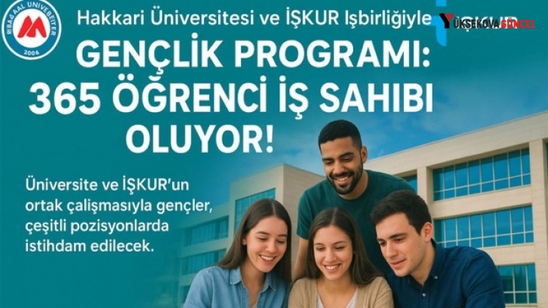Hakkari Üniversitesi’nden 385 öğrenciye çalışma imkanı