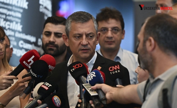 Özel'den : Trump'tan meşruiyet dilenenlere Meclis'te meşruiyet kazandırmayız!