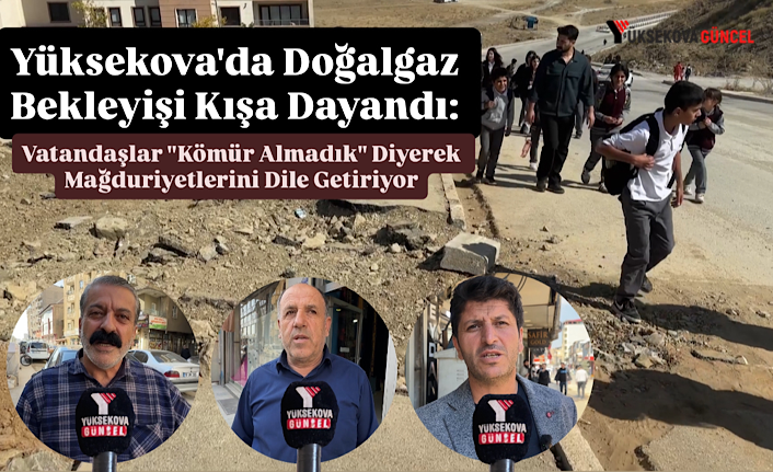 Yüksekova'da Doğalgaz Bekleyişi Kışa Dayandı, Yollar Çukur-Toz Duman İçinde: Vatandaşlar "Kömür Almadık" Diyerek Mağduriyetlerini Dile Getiriyor