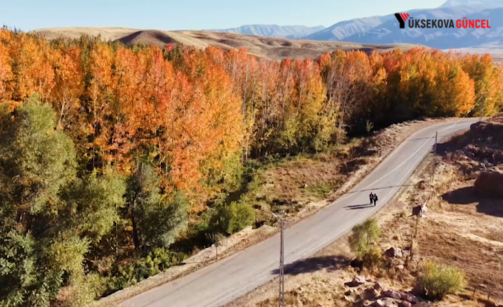 Yüksekova'da sonbahar ihtişamı