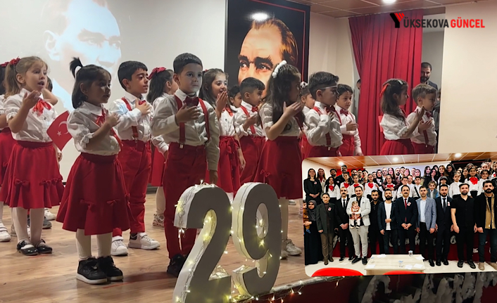 Yüksekova’da Cumhuriyet’in 102. yılı kutlandı