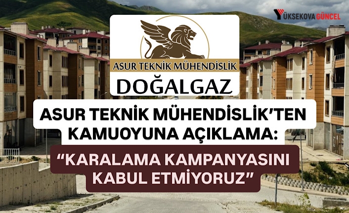 Asur Teknik Mühendislik’ten Kamuoyuna Açıklama: “Karalama Kampanyasını Kabul Etmiyoruz”