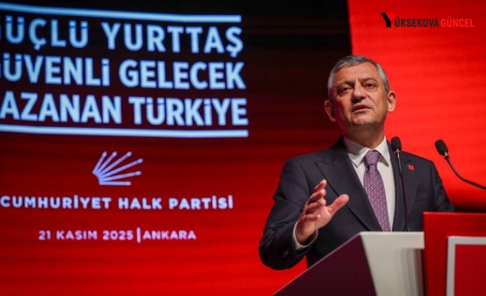 Özgür Özel: Birileri milletin barış umutlarını heba ederse, biz buradayız; bir avuç insanın zenginleştiği bu kara düzeni ters yüz edeceğiz