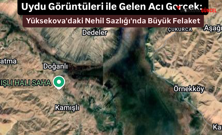 Uydu Görüntüleri ile Gelen Acı Gerçek: Yüksekova'daki Nehil Sazlığı'nda Büyük Felaket