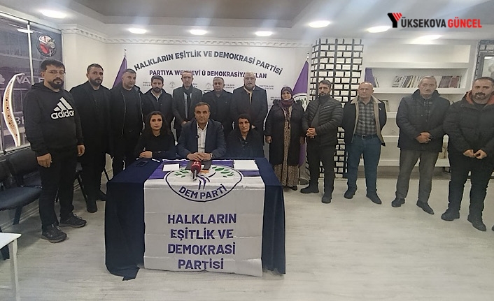 DEM Parti Hakkari İl Örgütü’nden AK Parti İl Başkanı’na sert tepki
