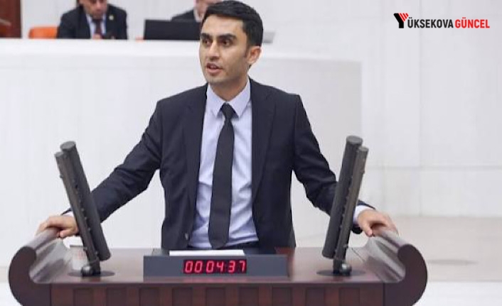 Milletvekilli Vezir Parlak, Yüksekova Havaalanı’ndaki uçuş  İptallerini Meclis Gündemine Taşıdı