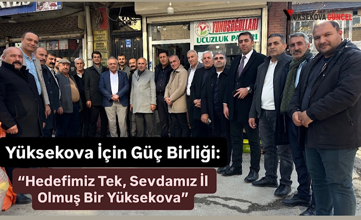 Yüksekova İçin Güç Birliği: “Hedefimiz Tek, Sevdamız İl Olmuş Bir Yüksekova”