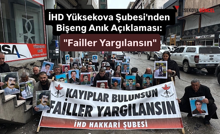 İHD Yüksekova Şubesi'nden Bişeng Anık Açıklaması: "Failler Yargılansın"