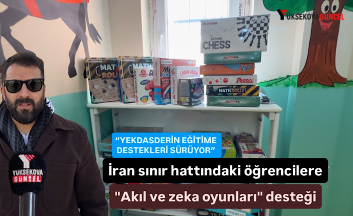 İran sınır hattındaki öğrencilere "Akıl ve zeka oyunları" desteği