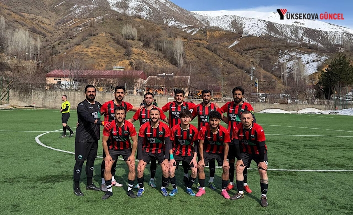 Yüksekova Belediyespor Şemdinlispor’u 3-0 mağlup etti