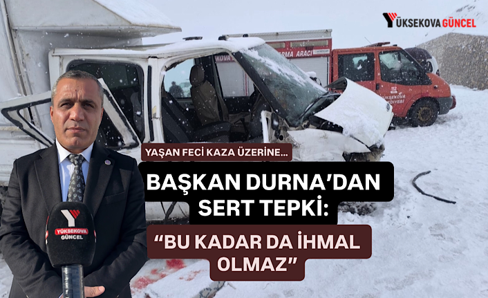 Yüksekova’da Kar Çilesi ve Kaza: Şoförler Odası’ndan "İhmal" Tepkisi!