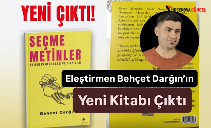 Eleştirmen Behçet Darğın’ın Yeni Kitabı Çıktı