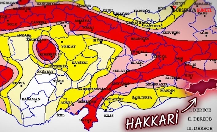 MTA 13 Yıl Sonra Güncelledi: Hakkari’de Diri Fay Alarmı